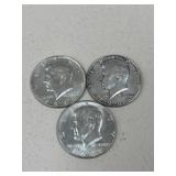 1964 & 1967 Silver Half Dollars / 3 pc