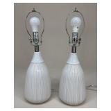 Pair Of Ceramic Lamps