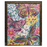 Cat Thurman Butterfly Enhanced Print on Canvas