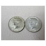 1965 Kennedy Half Dollar / 2 pc
