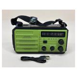 Emergency AM/FM Weather Radio W/ LED Light