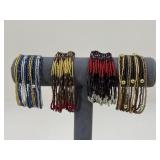 Beaded Bracelets / 4 pc
