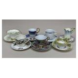 Crown Devon/Royal Halsey+ Tea Cup Sets|7 Sets