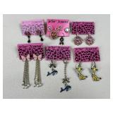 Betsey  Johnson Earrings / 6 pairs