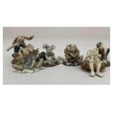 Vintage Boyds Bears & Friends Resin Figures|6 pc