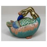 Vintage Andrea By Sadek Porcelain Duck Sculpture