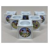 Hutshenreuther Porcelain Candlestick Holders|6 pc