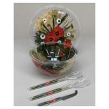 Creations Alpac Salad Bowl/Utensils/Platter|5 pc