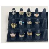 Sz 6 - 9 Costume Rings / 12 pc