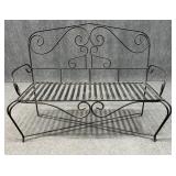 Metal Garden Bench