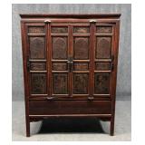 Carved Wood Antique Cabinet