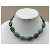 Turquoise Necklace w/ Sterling Silver Clasp