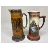 Alba China & Ridgway Pottery Pitchers|2 pc