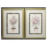 2/PC S/N Mary Vincent Bertrand Topiary Prints