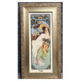 Ltd. "Summer 1897" by Mucha in Porcelain by Goebel