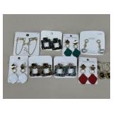 Costume Earrings / 9 Pairs