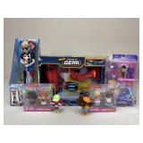 Polly Pocket/Fisher Price+ Coin Bank & Toys|7 pc