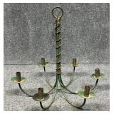 Metal Hanging Taper Candle Holder
