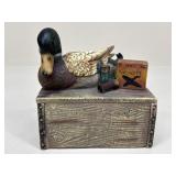 Resin Duck Hunting Coin Bank