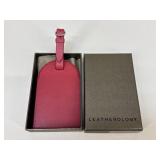 Leatherology Privacy Luggage Tag NIB
