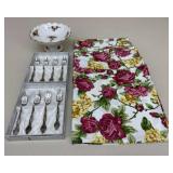 Royal Albert Candy Dish/Cocktail Forks+ |17 pc
