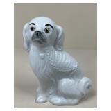 Alcobaca Ceramic Staffordshire Dog Statue