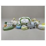 Easter Trinket Boxes & Wall Decor / 8 pc