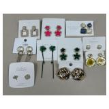 Costume Earrings / 10 Pairs