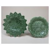 Bordallo Pinheiro Ceramic Plates|2 pc