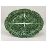 Bordallo Pinheiro Cabbage Leaf Serving Platter