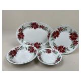 Totally Today "Poinsettia" Dishware