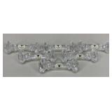 Bombay Crystal Barbell Knife Rests|6 pc