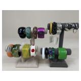 Bangle Bracelets / 18 pc