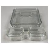 Pyrex Refrigerator Container / 3 pc