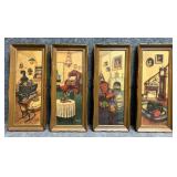 4/PC "Interiors" Prints by Frederick Elmiger
