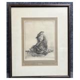 Rembrandt Vintage Reproduction Print