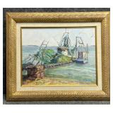 Original Oil Painting on Canvas Signed J. Rozek