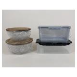 Aarti Bowls & Food Storage Containers NEW|4 pc