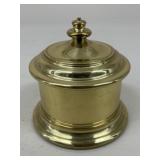 Gold Tone Metal Canister
