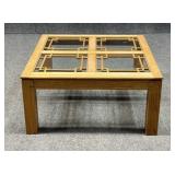 Wood & Glass Coffee Table