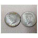 1968 Kennedy Half Dollars / 2 pc