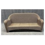 Wicker Patio Sofa