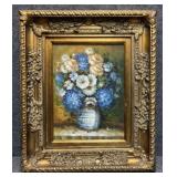 Floral Original Oil Painting on Canvas