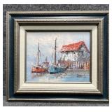 Original Oil Painting on Canvas Signed Davis