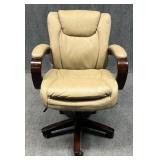 La-Z-Boy Adjustable Height Faux Leather Chair