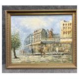 Original Painting on Canvas Signed Burnett
