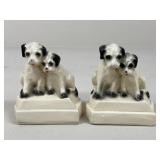 Pair Of Plaster Dog Figures