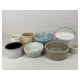 Stoneware Crocks, Bowls, & Planter