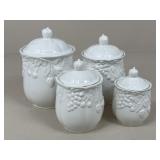 The Home Collection Ceramic Canisters/ 4 pc