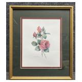 English Rose Print by Carolyn Shores Wright